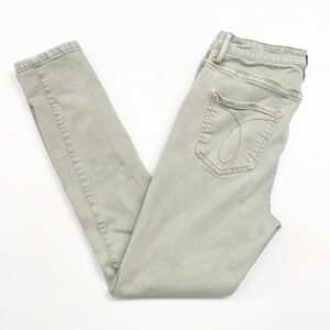 Calvin Klein Jeans sage green skinny denim jeans